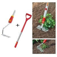 Wolf Garten Multi Star Floral Hoe Weeder with Handle for Gardening